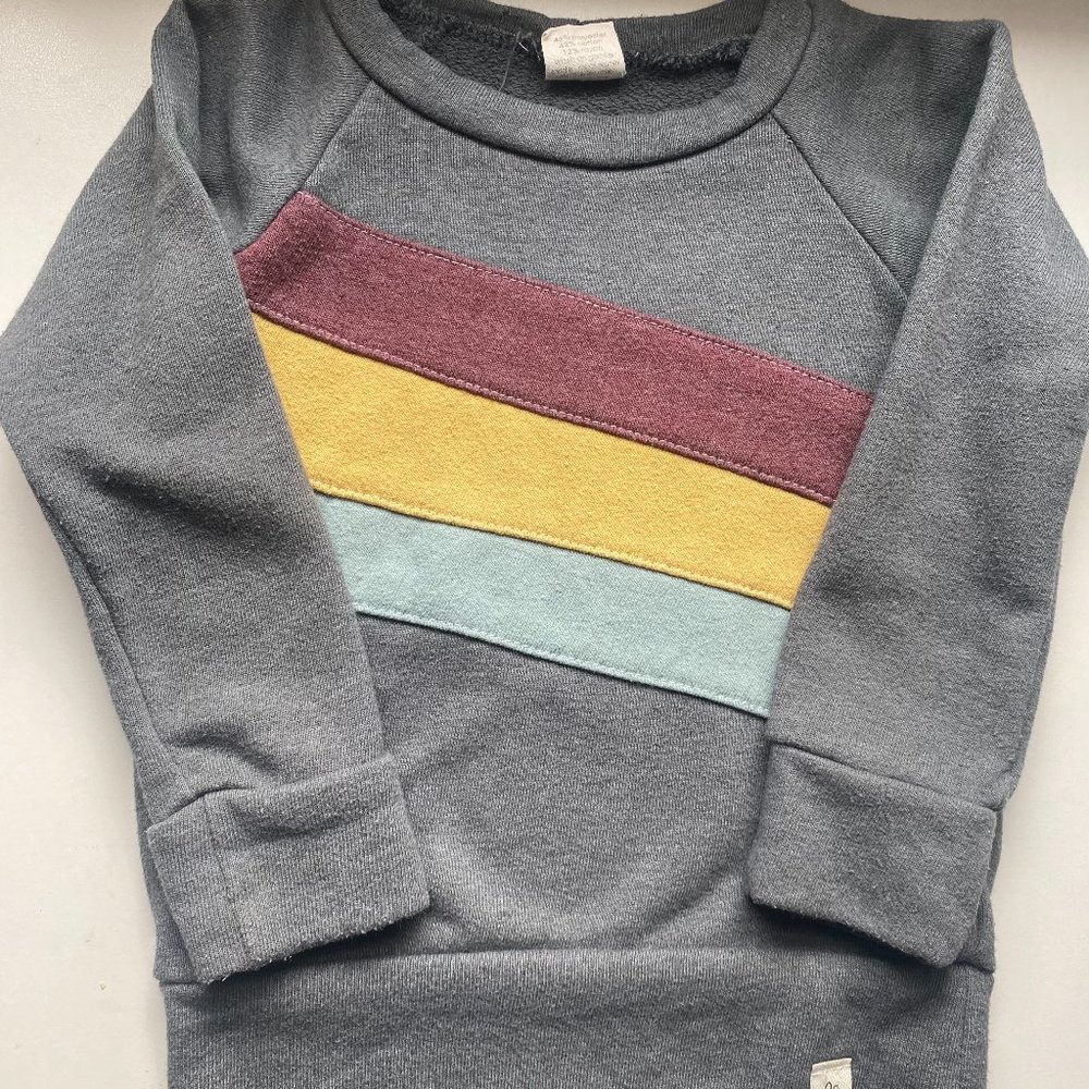 Lulu & Roo Striped Crewneck